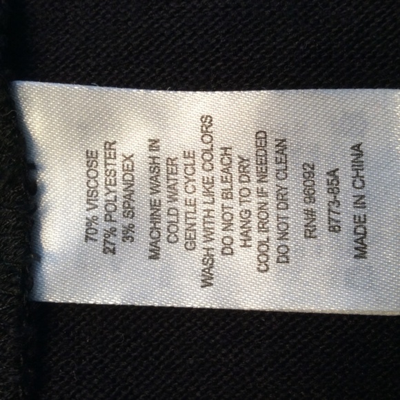 Black tunic with ruffle details - Picture 4 of 5